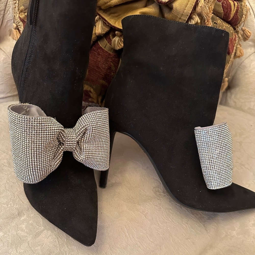 Rhinestone Booties - image 4